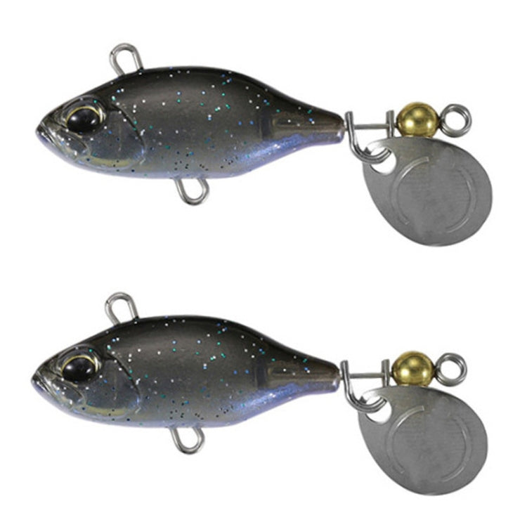 2pcs Luya Bait Shenshui VIB With Metal Tablets Fake Bait Tiller Mouth Bass Bionic Fishing Bait, 2pcs E