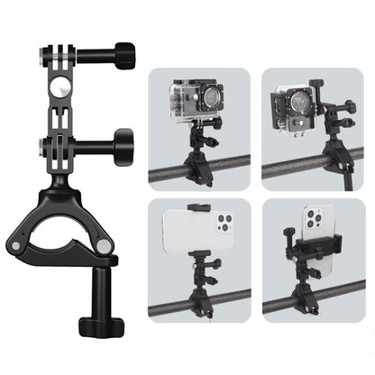 Bike Cycling Bracket Mount for Cell Phone & Sports Camera,Spec:, Camera Set, Mobile Phone Set