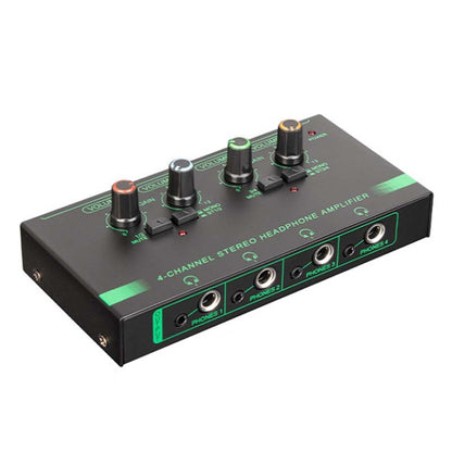 EF-4 RGB Professional 4 Channel Headphone Amplifier Studio Lossless Monitor Splitter, EF-4