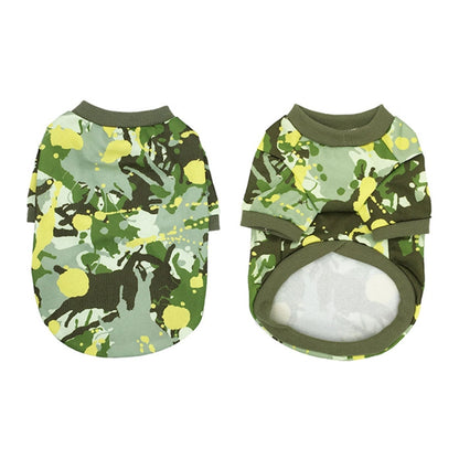 Dog Clothes Camouflage Series Fleece Sweater Small Pet Clothing, XS, M, S, L