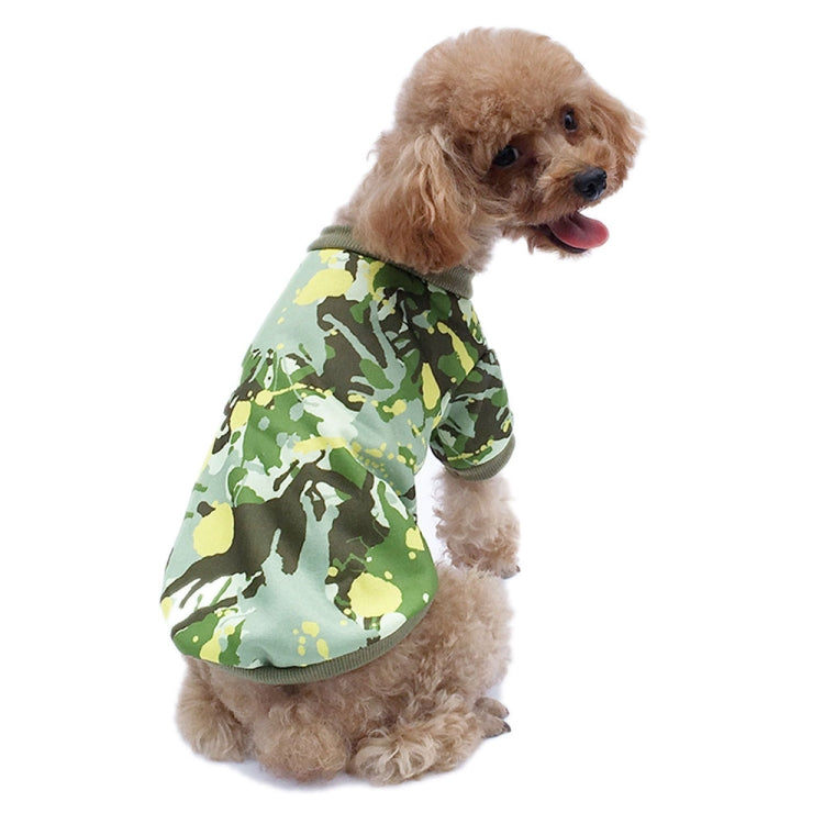 Dog Clothes Camouflage Series Fleece Sweater Small Pet Clothing, XS, M, S, L