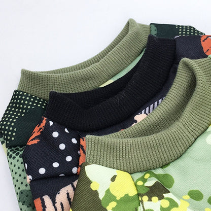 Dog Clothes Camouflage Series Fleece Sweater Small Pet Clothing, XS, M, S, L
