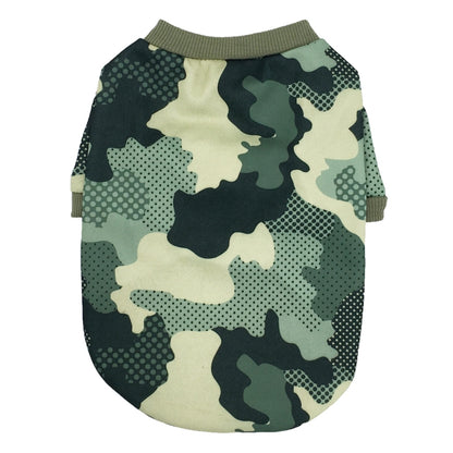 Dog Clothes Camouflage Series Fleece Sweater Small Pet Clothing, XS, M, S, L