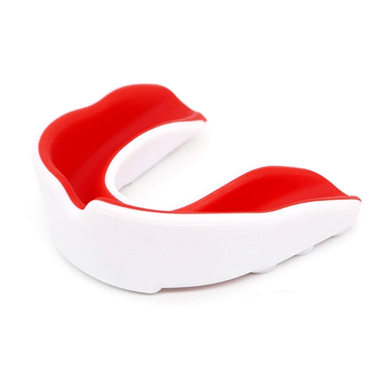 W003 Sanda Training Basketball Boxing Sports Mouth Guard EVA Braces, Style: Adult (White Green), Adult (White Green), Adult (White Red), Adult (Pink White), Adult (White Blue), Children (Black White), Children (Pink White), Children (Blue White)
