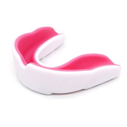 W003 Sanda Training Basketball Boxing Sports Mouth Guard EVA Braces, Style: Adult (White Green), Adult (White Green), Adult (White Red), Adult (Pink White), Adult (White Blue), Children (Black White), Children (Pink White), Children (Blue White)