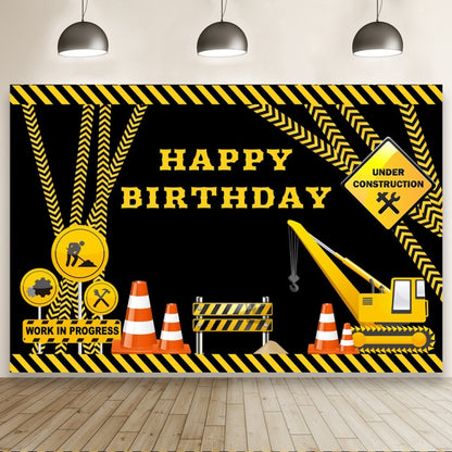 1.5m x 1m  Construction Vehicle Series Happy Birthday Photography Background Cloth, 1.5m x 1m  (Mdm07372), 1.5m x 1m (Mdm07792), 1.5m x 1m (Mdn09841), 1.5m x 1m (Mdn09936), 1.5m x 1m (Mdv00452), 1.5m x 1m (Mdv00968), 1.5m x 1m (Mdz00628)...