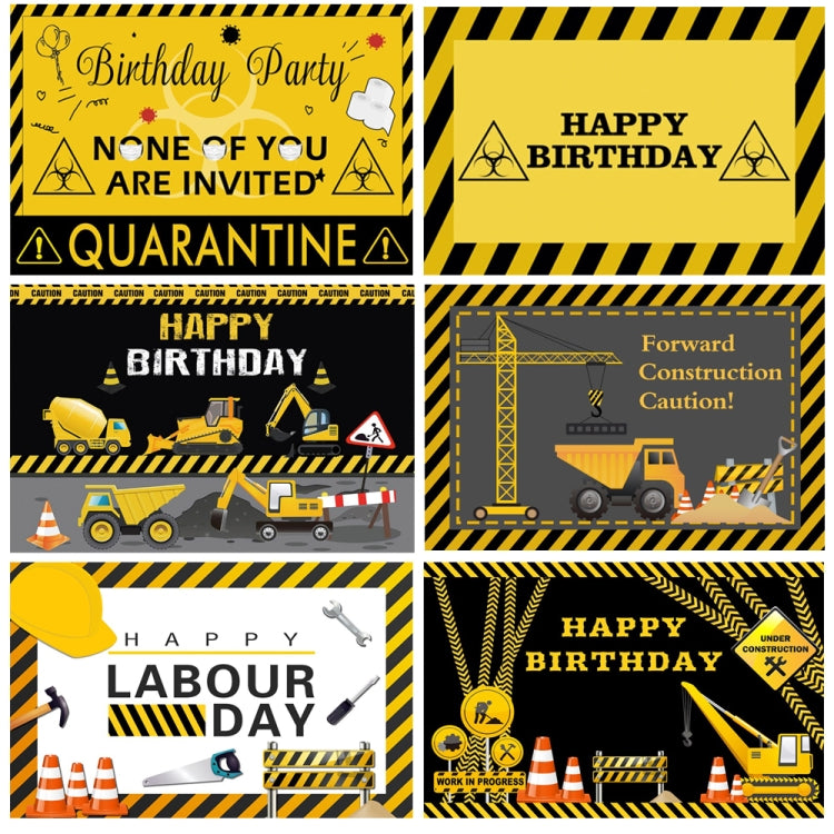 1.5m x 1m  Construction Vehicle Series Happy Birthday Photography Background Cloth, 1.5m x 1m  (Mdm07372), 1.5m x 1m (Mdm07792), 1.5m x 1m (Mdn09841), 1.5m x 1m (Mdn09936), 1.5m x 1m (Mdv00452), 1.5m x 1m (Mdv00968), 1.5m x 1m (Mdz00628)...