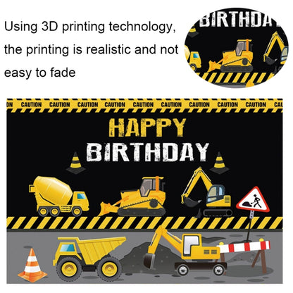 1.5m x 1m  Construction Vehicle Series Happy Birthday Photography Background Cloth, 1.5m x 1m  (Mdm07372), 1.5m x 1m (Mdm07792), 1.5m x 1m (Mdn09841), 1.5m x 1m (Mdn09936), 1.5m x 1m (Mdv00452), 1.5m x 1m (Mdv00968), 1.5m x 1m (Mdz00628)...