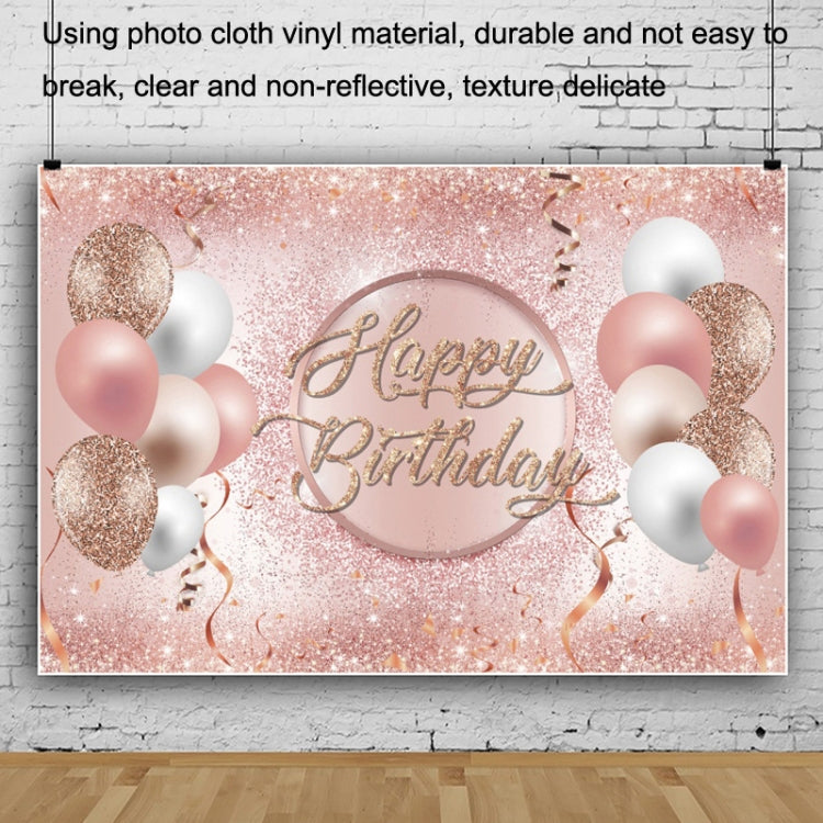 1.5m x 1m Rose Golden Balloon Birthday Party Background Cloth Photography Photo Pictorial Cloth, MDN12118, MDN12119, MDN121220, MDN12121, MDN12122, MDN12137, MDN12138, MDU05520, MDU05521, MDU05522, MDU05523, MDU05524, MDU05525