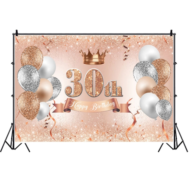 1.5m x 1m Rose Golden Balloon Birthday Party Background Cloth Photography Photo Pictorial Cloth, MDN12118, MDN12119, MDN121220, MDN12121, MDN12122, MDN12137, MDN12138, MDU05520, MDU05521, MDU05522, MDU05523, MDU05524, MDU05525