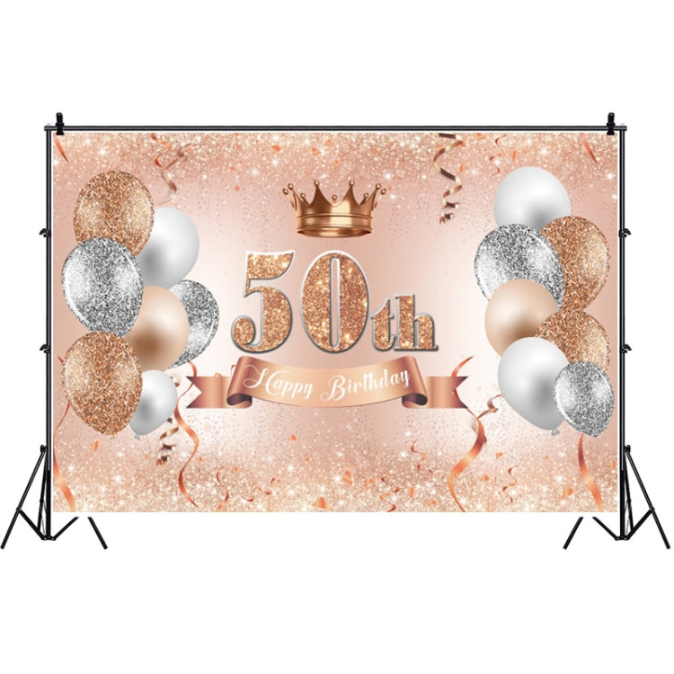 1.5m x 1m Rose Golden Balloon Birthday Party Background Cloth Photography Photo Pictorial Cloth, MDN12118, MDN12119, MDN121220, MDN12121, MDN12122, MDN12137, MDN12138, MDU05520, MDU05521, MDU05522, MDU05523, MDU05524, MDU05525