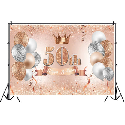 1.5m x 1m Rose Golden Balloon Birthday Party Background Cloth Photography Photo Pictorial Cloth, MDN12118, MDN12119, MDN121220, MDN12121, MDN12122, MDN12137, MDN12138, MDU05520, MDU05521, MDU05522, MDU05523, MDU05524, MDU05525