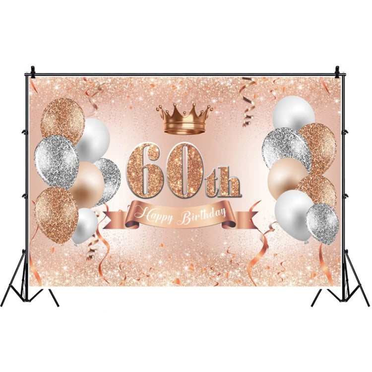 1.5m x 1m Rose Golden Balloon Birthday Party Background Cloth Photography Photo Pictorial Cloth, MDN12118, MDN12119, MDN121220, MDN12121, MDN12122, MDN12137, MDN12138, MDU05520, MDU05521, MDU05522, MDU05523, MDU05524, MDU05525