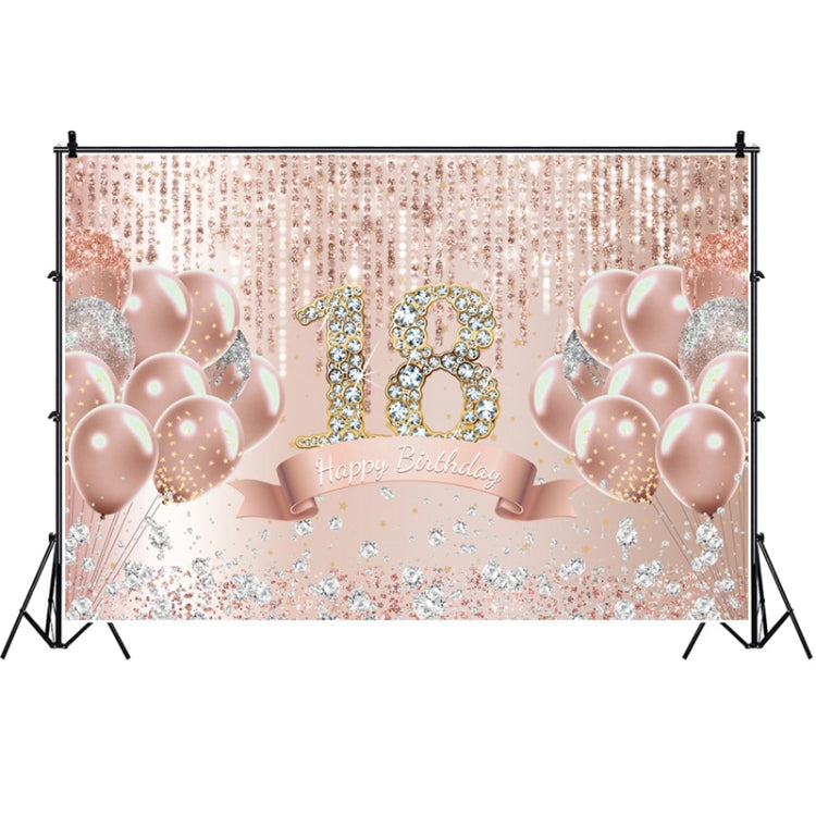 1.5m x 1m Rose Golden Balloon Birthday Party Background Cloth Photography Photo Pictorial Cloth, MDN12118, MDN12119, MDN121220, MDN12121, MDN12122, MDN12137, MDN12138, MDU05520, MDU05521, MDU05522, MDU05523, MDU05524, MDU05525