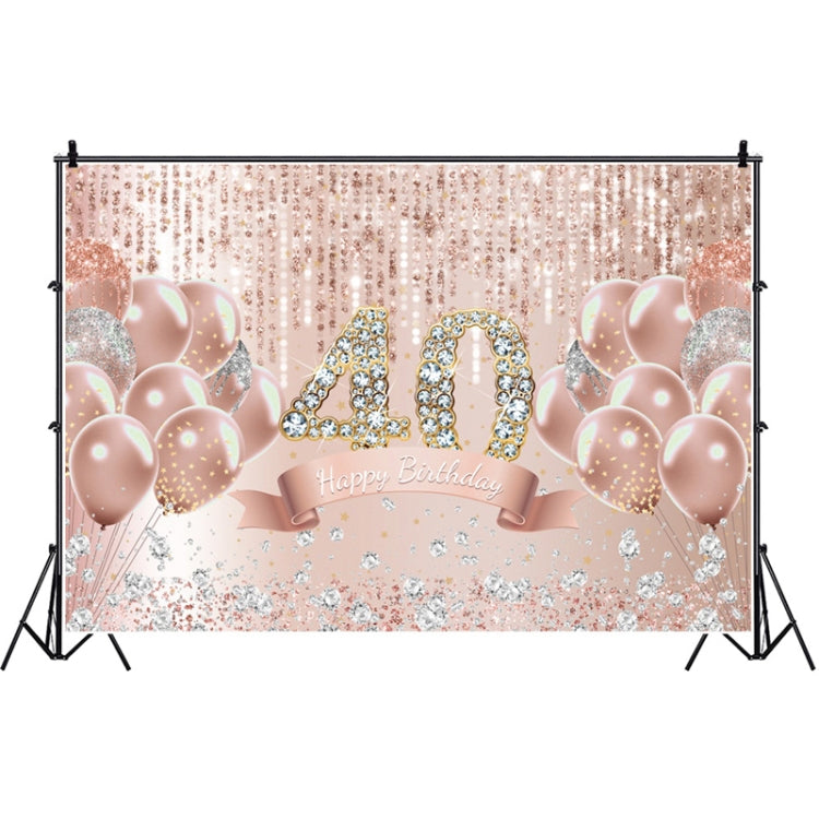 1.5m x 1m Rose Golden Balloon Birthday Party Background Cloth Photography Photo Pictorial Cloth, MDN12118, MDN12119, MDN121220, MDN12121, MDN12122, MDN12137, MDN12138, MDU05520, MDU05521, MDU05522, MDU05523, MDU05524, MDU05525