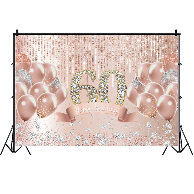 1.5m x 1m Rose Golden Balloon Birthday Party Background Cloth Photography Photo Pictorial Cloth, MDN12118, MDN12119, MDN121220, MDN12121, MDN12122, MDN12137, MDN12138, MDU05520, MDU05521, MDU05522, MDU05523, MDU05524, MDU05525