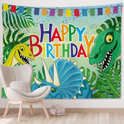 Happy Birthday Photo Backdrop Party Decoration Tapestry, 100x75cm, 150x100cm, 150x130cm, 200x150cm