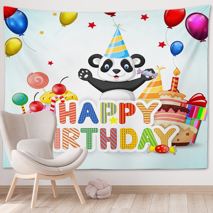 Happy Birthday Photo Backdrop Party Decoration Tapestry, 230x180cm, 230x150cm