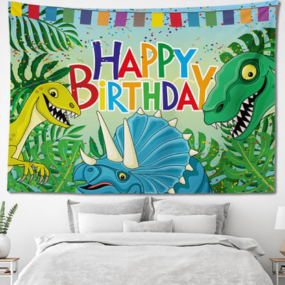 Happy Birthday Photo Backdrop Party Decoration Tapestry, 230x180cm, 230x150cm