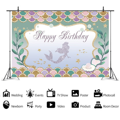 120 x 80cm Mermaid Happy Birthday Photography Background Cloth, 120 x 80cm (12002575), 120 x 80cm (12009595), 120 x 80cm (12009608), 120 x 80cm (12009768), 120 x 80cm (12101789), 120 x 80cm (12101996), 120 x 80cm (11401122), 120 x 80cm (12010125)