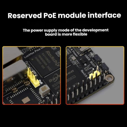 Luckfox Pico Ultra BW RV1106G2 0.5TOPS Micro Linux Development Board Integrated Processor With Wi-Fi/With PoE, Without Screen, 480x480 Touch Screen, 720x720 Touch Screen