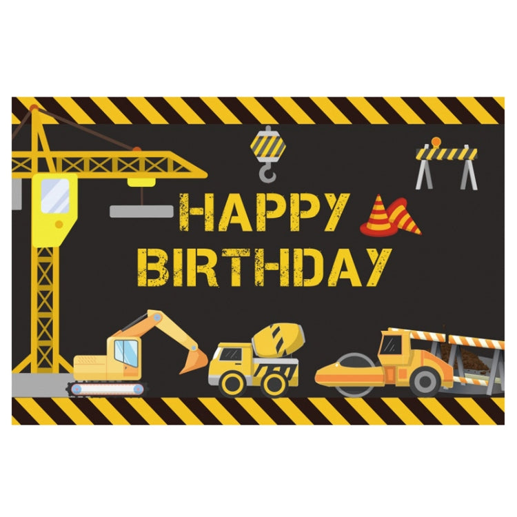 1.2m x 0.8m Construction Vehicle Series Happy Birthday Photography Background Cloth, 1.2m x 0.8m (12009897), 1.2m x 0.8m (11604130), 1.2m x 0.8m (12007646), 1.2m x 0.8m (12200968), 1.2m x 0.8m (11408682), 1.2m x 0.8m (12008733)