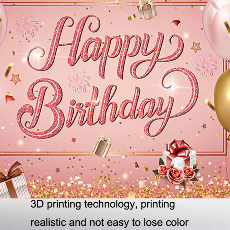 1.5m x 2.1m Children Birthday Party Venue Layout 3D Digital Studio Photography Background, 1.5mx2.1m Pink