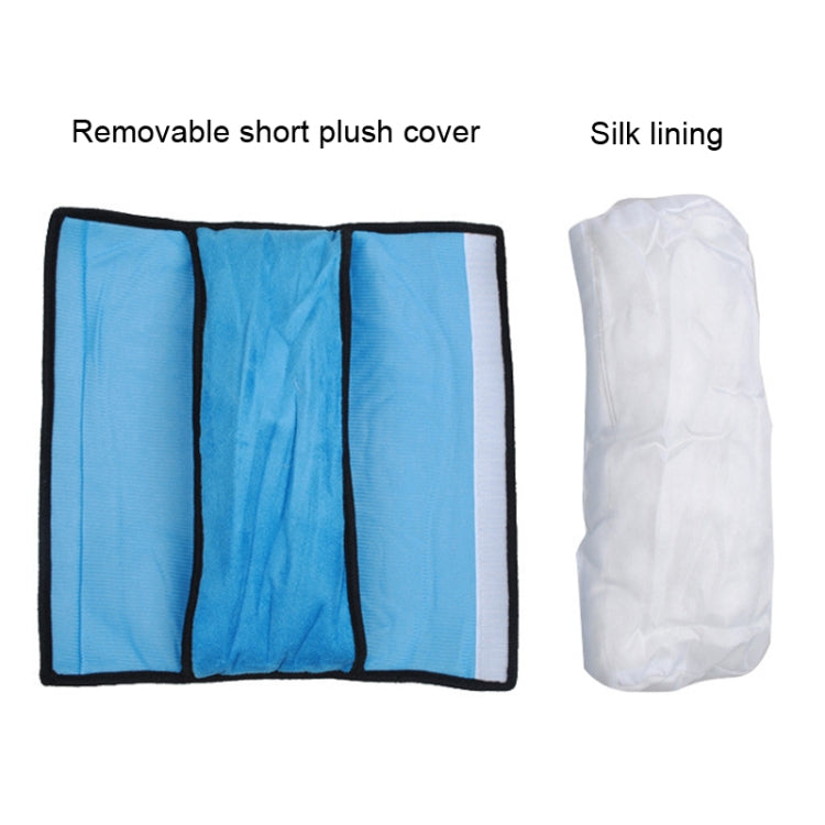 5 PCS Children Car Seat Belt Protective Cover Thickened Plush Shoulder Pillow, Gray, Beige, Blue, Pink