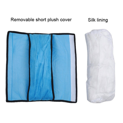 5 PCS Children Car Seat Belt Protective Cover Thickened Plush Shoulder Pillow, Gray, Beige, Blue, Pink