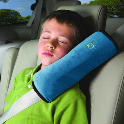 5 PCS Children Car Seat Belt Protective Cover Thickened Plush Shoulder Pillow, Gray, Beige, Blue, Pink