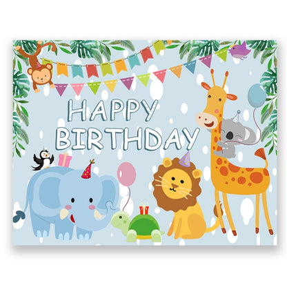 Birthday Party Background Cloth Decoration Shooting Cloth, 90x70cm, 125x100cm