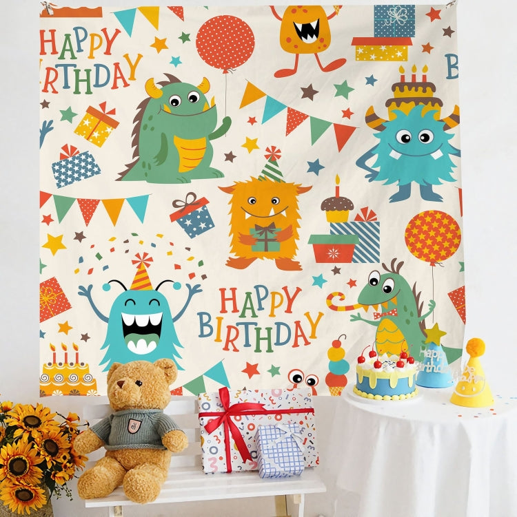 Birthday Layout Hanging Cloth Children Photo Wall Cloth, 150x180cm Velvet, 150x200cm Velvet