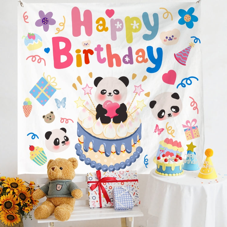 Birthday Layout Hanging Cloth Children Photo Wall Cloth, 150x230cm Velvet, 180x200cm Velvet