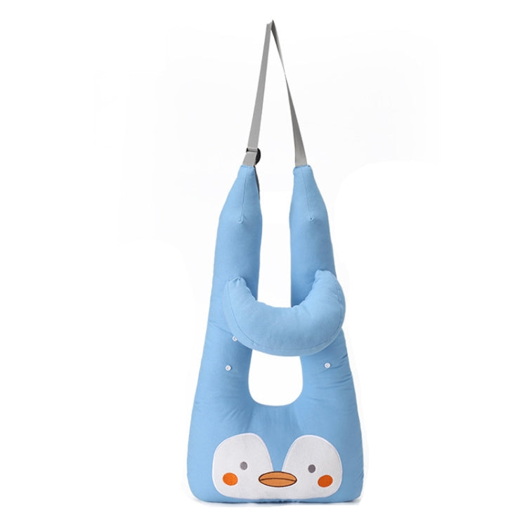 8146 Cartoon Adjustable Car Children Sleep Safety Belt U-shaped Neck Pillow, Gray Totoro, Blue Penguin, Yellow Cat, Coffee Monkey