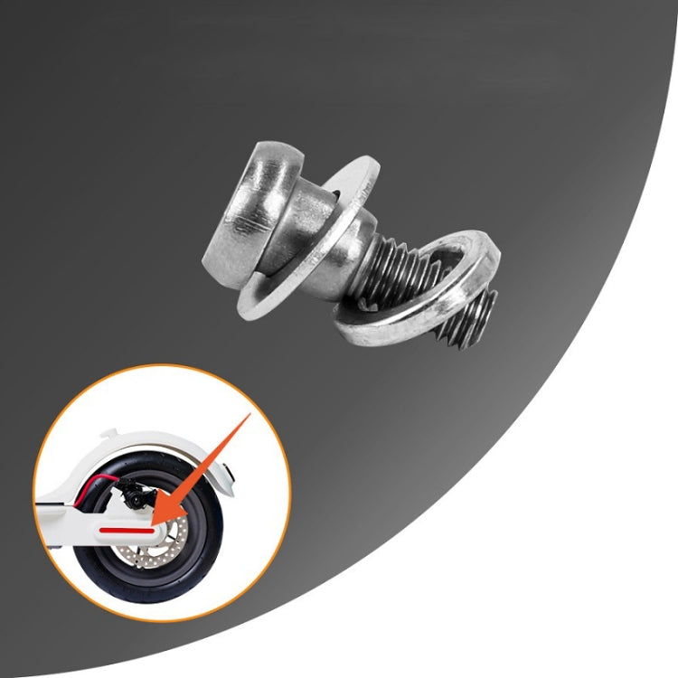 5 PCS For Xiaomi Mijia M365/PRO Scooter Rear Wheel Fixing Screws, Rear Wheel Screws