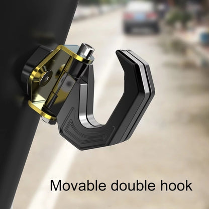 Motorcycle Electric Bike Item Movable Double Hooks Aluminum Helmet Hanger Modification Accessories