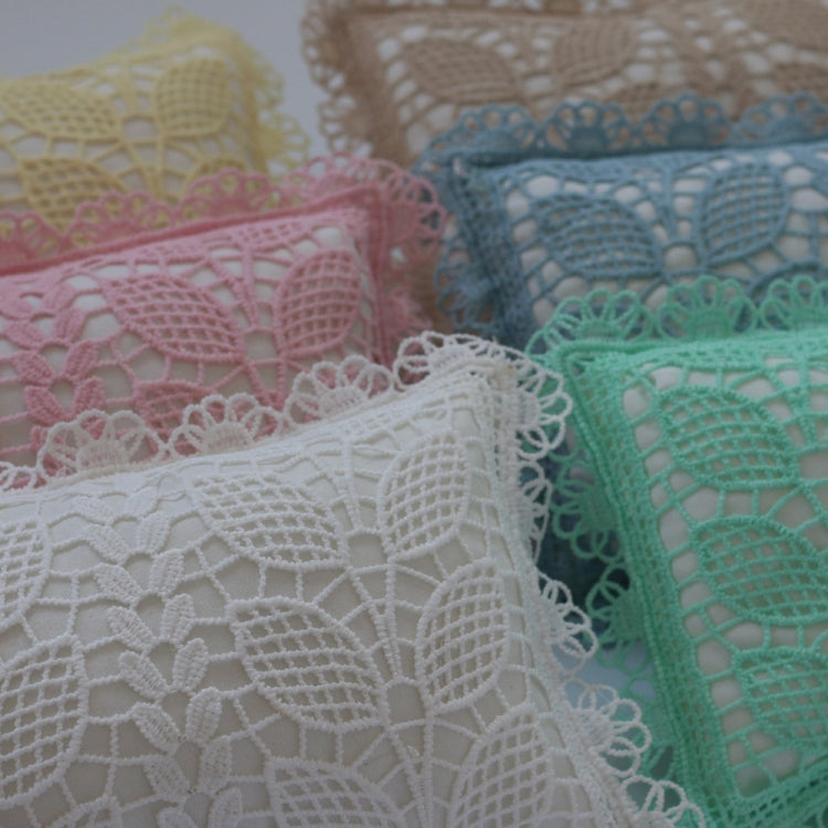 Hollow Lace Round Blanket + Pillow Suit Baby Photography Props, Blanket Suit(Light Blue), Blanket Suit(Light Green), Blanket Suit(Khaki), Blanket Suit(Beige), Blanket Suit(White), Blanket Suit(Pink)