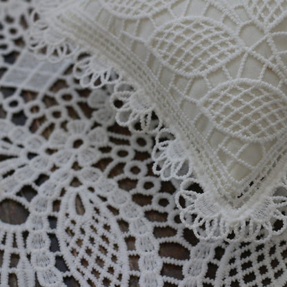 Hollow Lace Round Blanket + Pillow Suit Baby Photography Props, Blanket Suit(Beige), Blanket Suit(White), Blanket Suit(Pink), Blanket Suit(Light Blue), Blanket Suit(Light Green), Blanket Suit(Khaki)