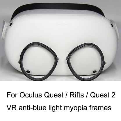 For Oculus Quest / Rifts / Quest 2 1pair VR All-in-one Glasses Frame Magnetic Suction Frame Can Match Myopic Lenses, Glasses Frame(Red), Glasses Frame(Blue), Glasses Frame(Black)