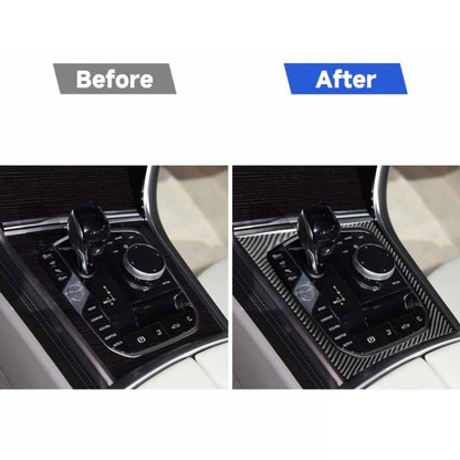 For 2019-2024 BMW 8 Series G14 Left-Hand Drive Central Control Shift Panel Frame Sticker, Left-Hand Drive
