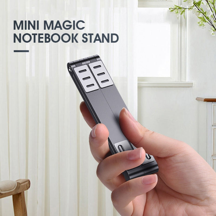 X23 3 In 1 Portable Storage Foldable Aluminum Phone Tablet Stand, X23 (Grey), X23 (Silver)
