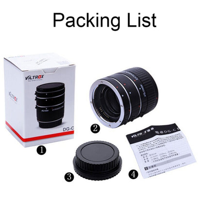 For Canon EOS Series VILTROX DG-C Camera Automatic Close-up Ring Macro Mount, DG-C(for EOS Series)
