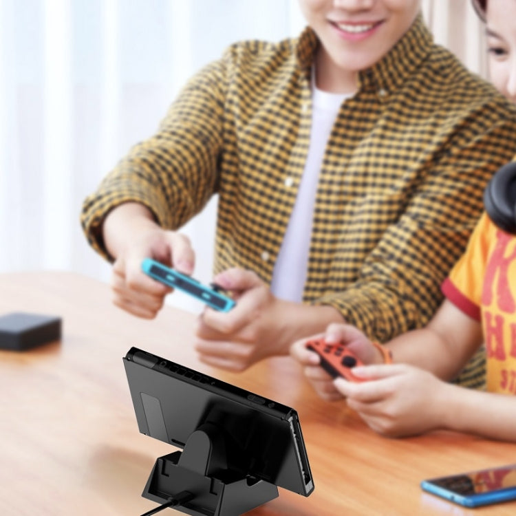Game Console Handle Stand Charger For Nintendo Switch/Switch Oled/Switch Lite, DSS-100 Black