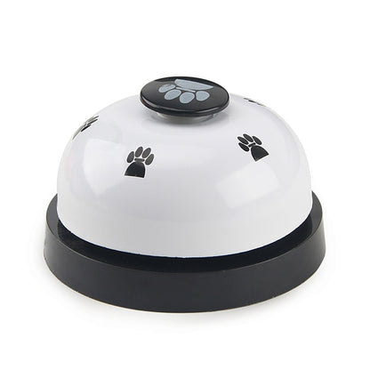 Pet Toy Training Called Dinner Small Bell Footprint Ring Dog Toys, 3pcs Pet Bell Red, 3pcs Pet Bell Pink, 3pcs Pet Bell White, 3pcs Pet Bell Royal Blue, 3pcs Pet Bell Yellow
