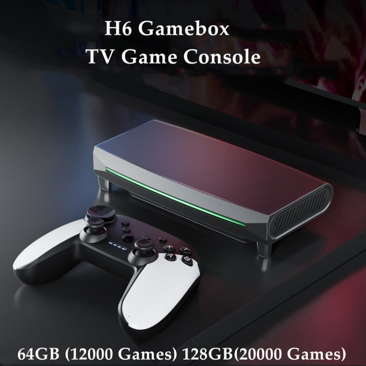 MANTE1 H6 For PSP Simulator Suspension Game Console Four Person Battle Video Gaming Machine 4K HD Game Box, Style:, H6 64G Charging Handle, H6 64G Ordinary Handle, H6 128G Ordinary Handle, H6 128G Charging Handle