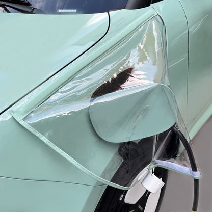 Electric Vehicle Charging Port Magnetic Transparent Rain Cover, Rain Cover Black, Rain Cover Transparent Green, Rain Cover Yellow, Rain Cover Blue, Rain Cover Pink, Rain Cover White