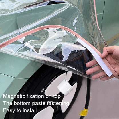 Electric Vehicle Charging Port Magnetic Transparent Rain Cover, Rain Cover Black, Rain Cover Transparent Green, Rain Cover Yellow, Rain Cover Blue, Rain Cover Pink, Rain Cover White