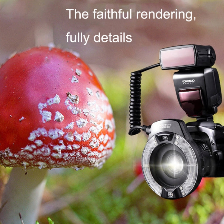 For Canon TTL Oral Insect Insect Teeth Ring Light YONGNUO YN-14EX II Macro Ring Flash Speedlite, YN-14EX II