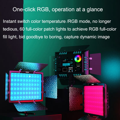 YONGNUO YN300IV Four Generations RGB Full Color Photography Lamp Double Color LED Fill Light, Style:, YN300IV Standard, YN300IV EU Plug Power Adapter