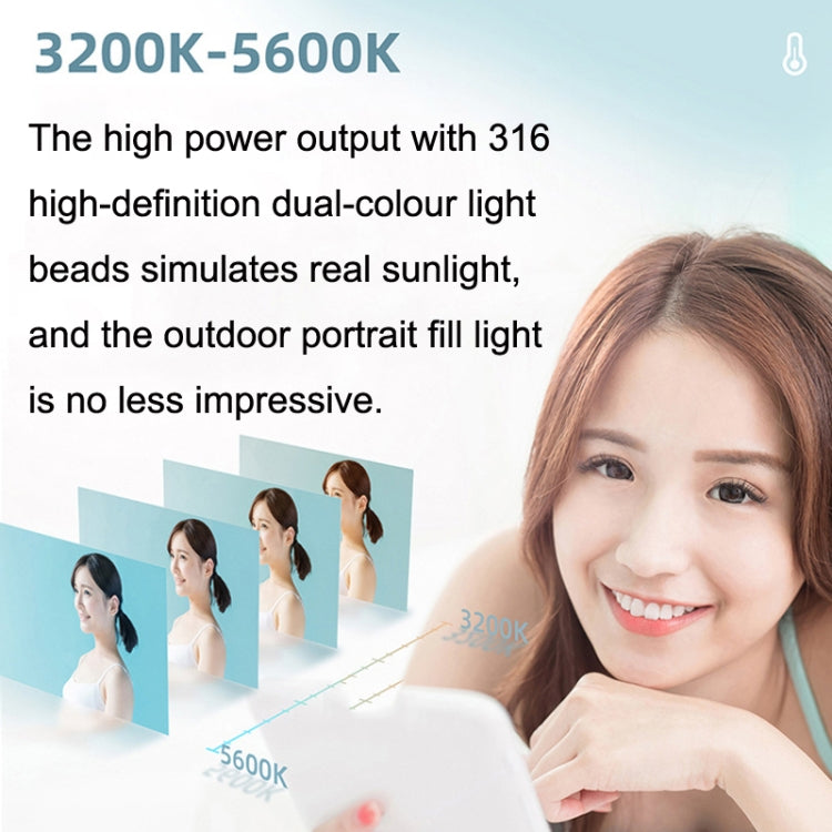YONGNUO YN300IV Four Generations RGB Full Color Photography Lamp Double Color LED Fill Light, Style:, YN300IV Standard, YN300IV EU Plug Power Adapter